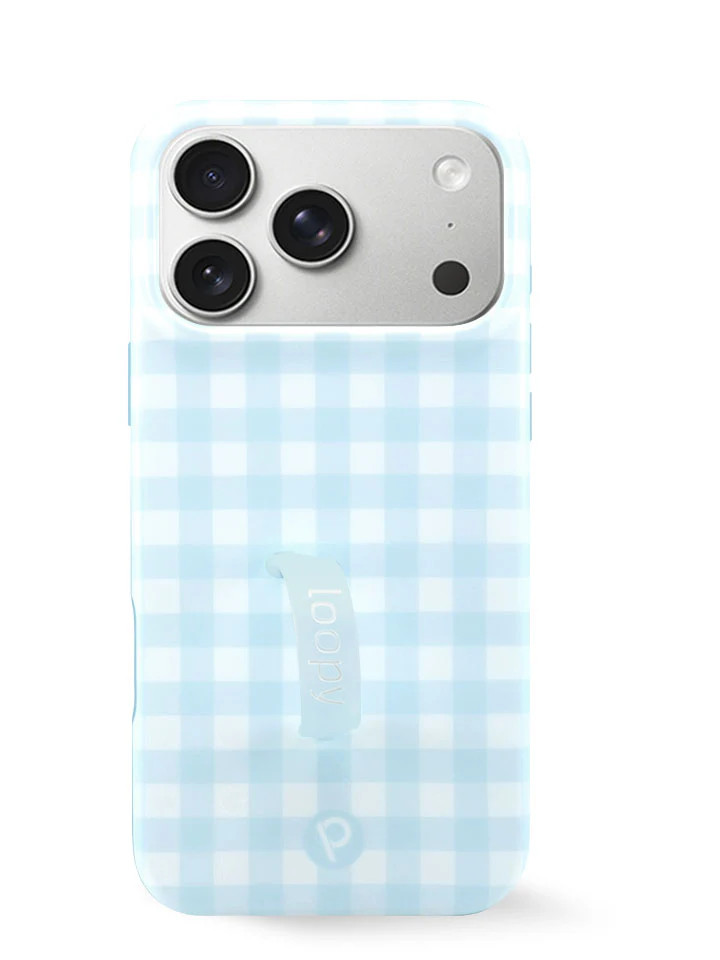 Loopy Cases - Blue Gingham | Loopy Cases