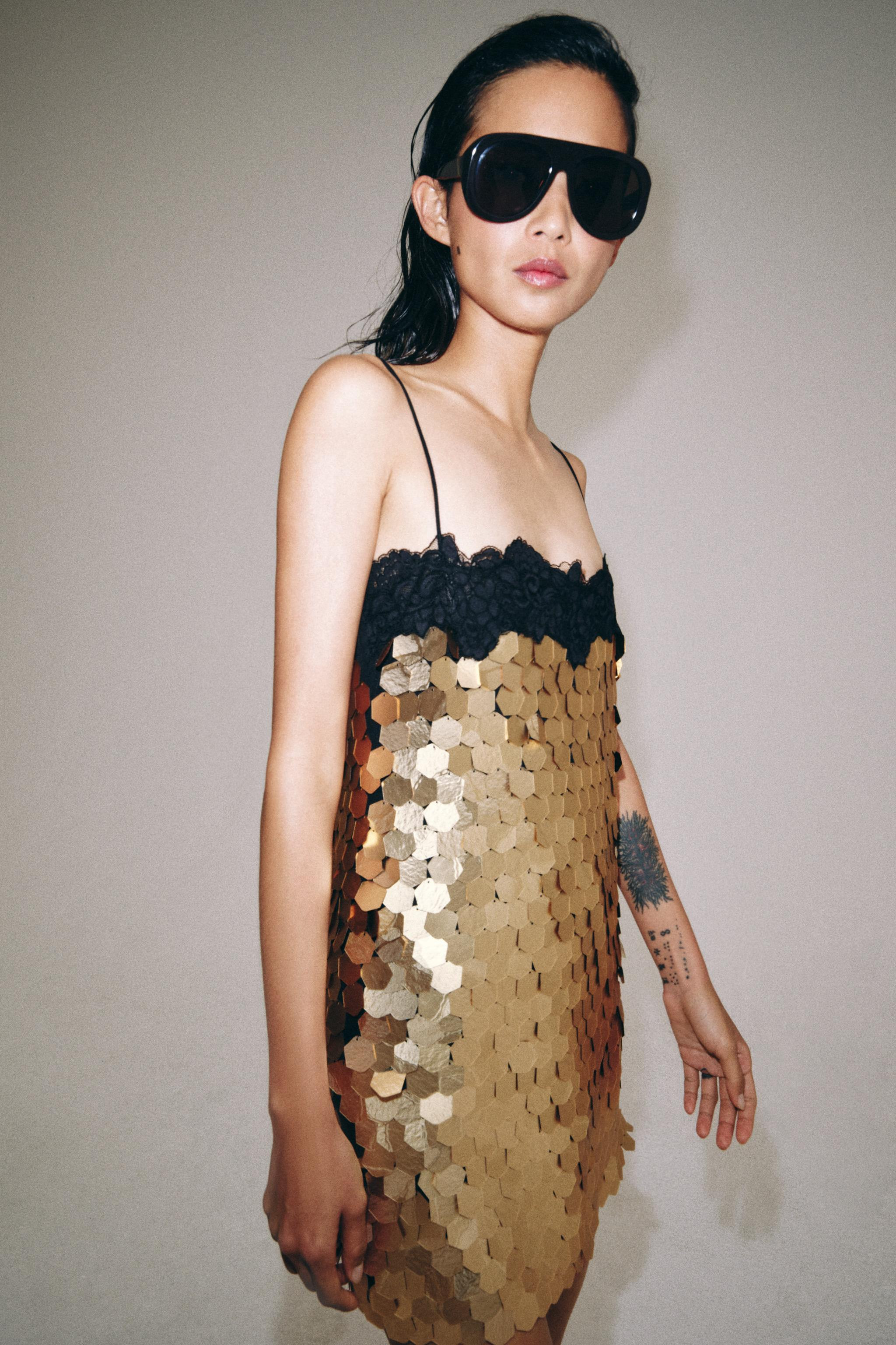 ZW COLLECTION SEQUIN MINI DRESS | Zara US