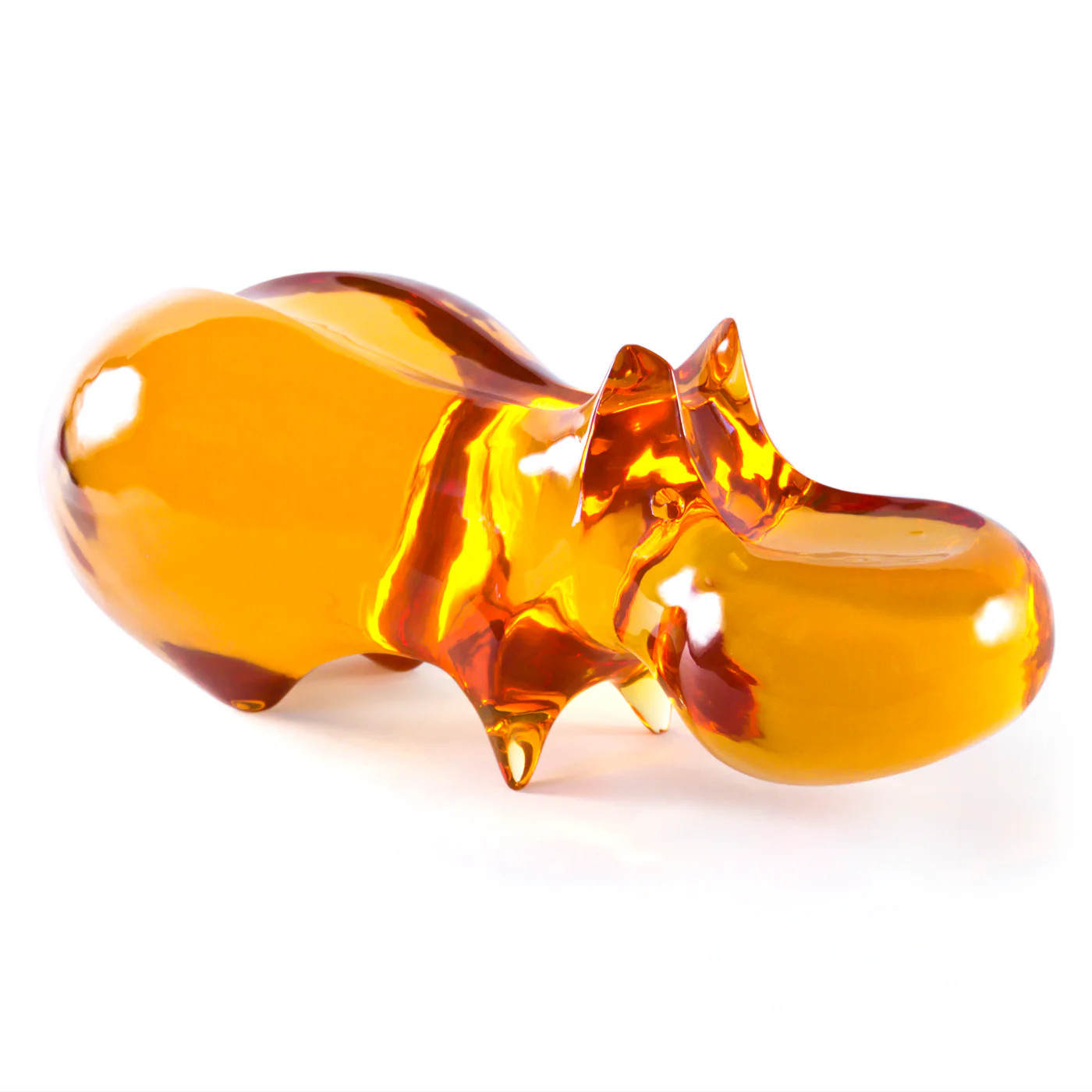 Acrylic Hippo Objet in Acrylic | Jonathan Adler | Jonathan Adler US