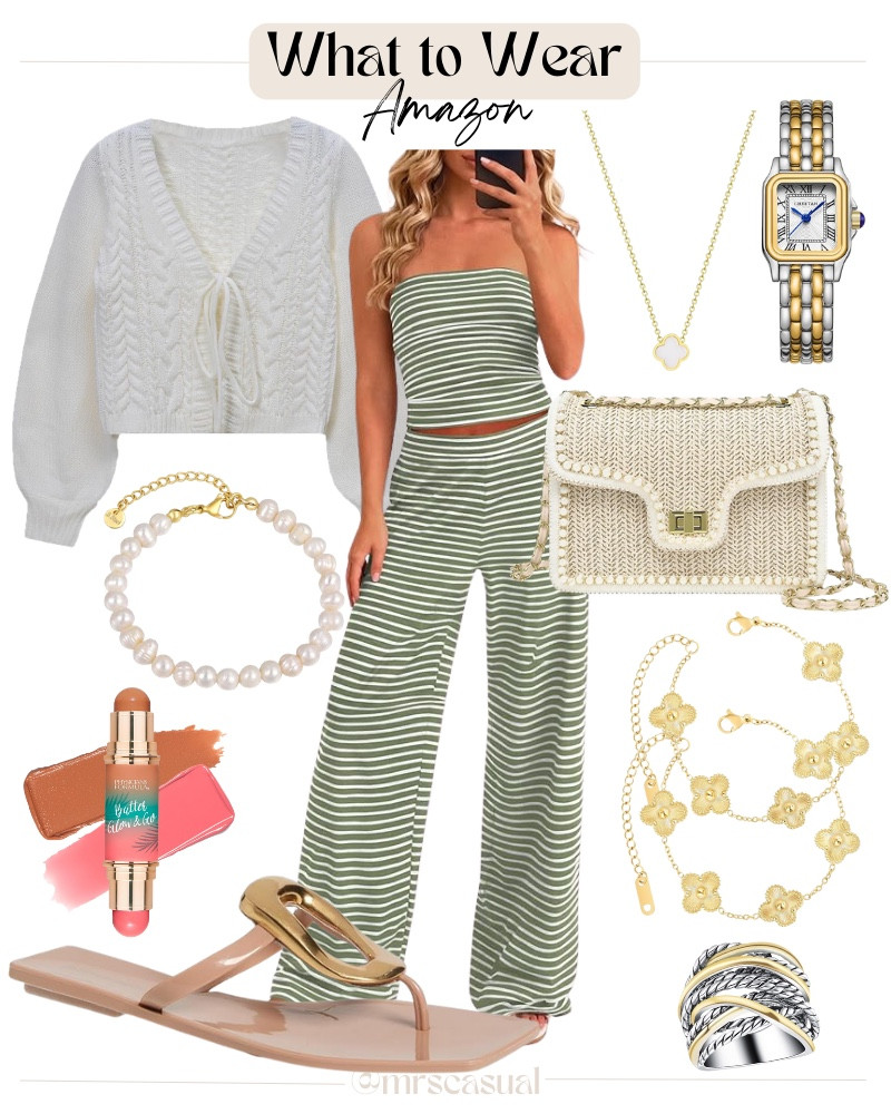 The prettiest neutral set for spring days 🌿 🔗⬇️

#LTKSeasonal #LTKootd #LTKOver40