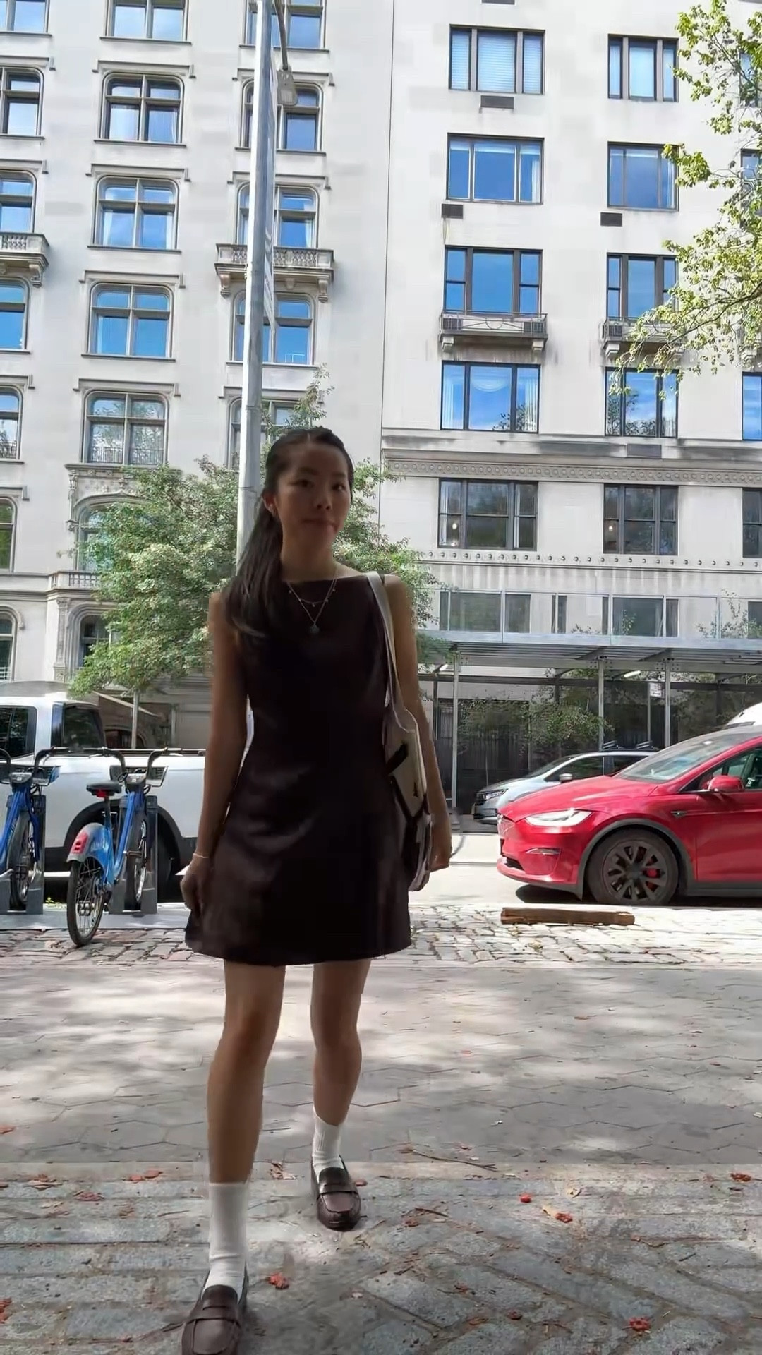 beautiful mocha silk dress from reformation! i’m planning to wear this for daytime and evening outfits 🤎 they don’t have this color anymore but still have a pretty blush and beige available! i’m 5’2” and wearing size 0!

#LTKTravel #LTKSeasonal #LTKPetite