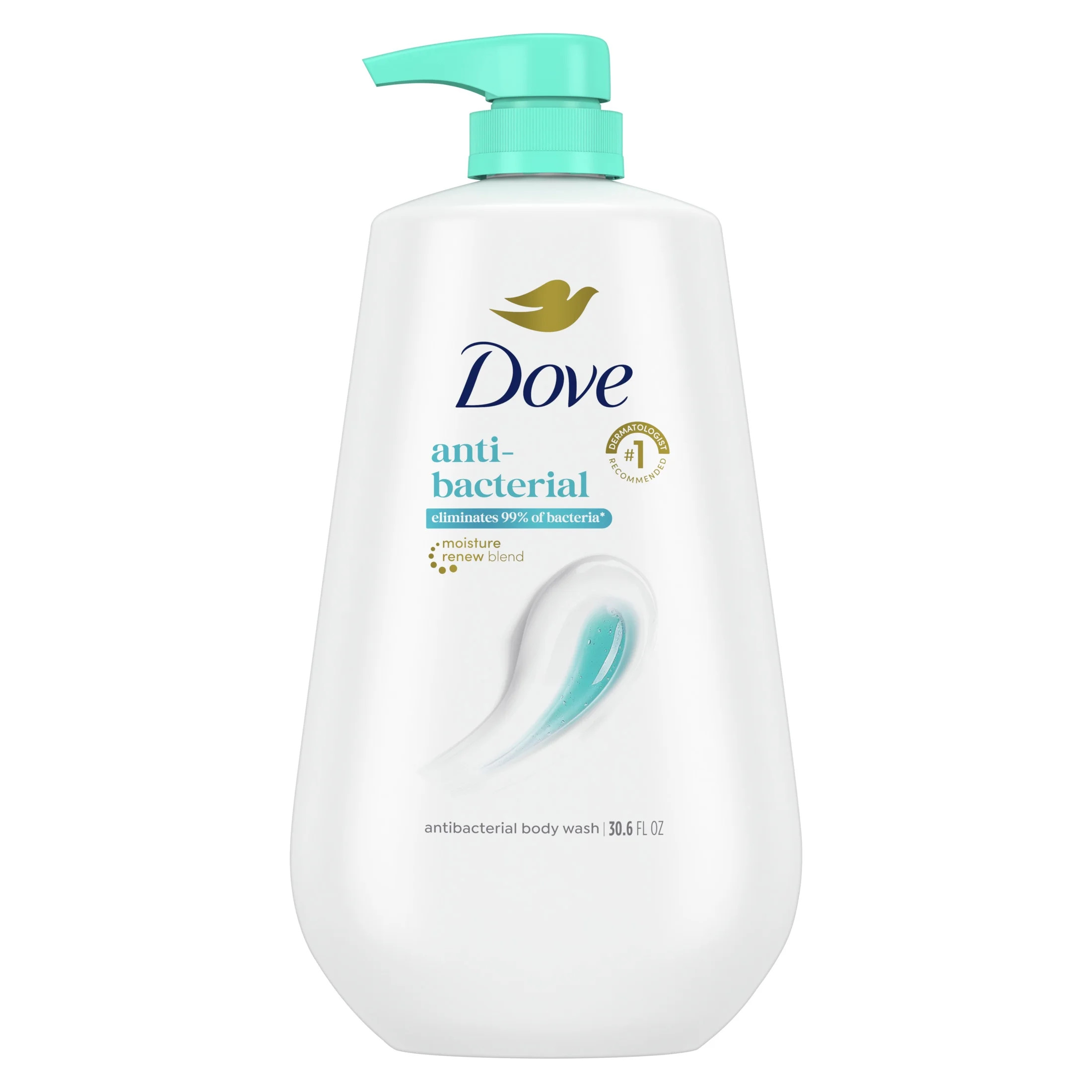 Dove Care and Protect Antibacterial Daily Use Softening Body Wash, 30.6 fl oz | Walmart (US)