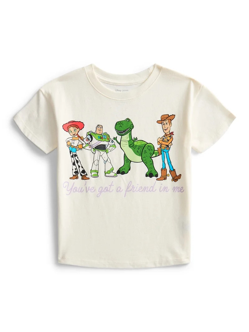 Pixar Toy Story Toddler Graphic Crewneck Tee with Short Sleeves, Sizes 12M-5T | Walmart (US)