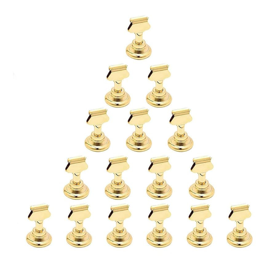 Urban Deco 16 Pieces Table Card Holder Place Card Holders 1.7 inches Gold Steel Card Holders for ... | Amazon (US)