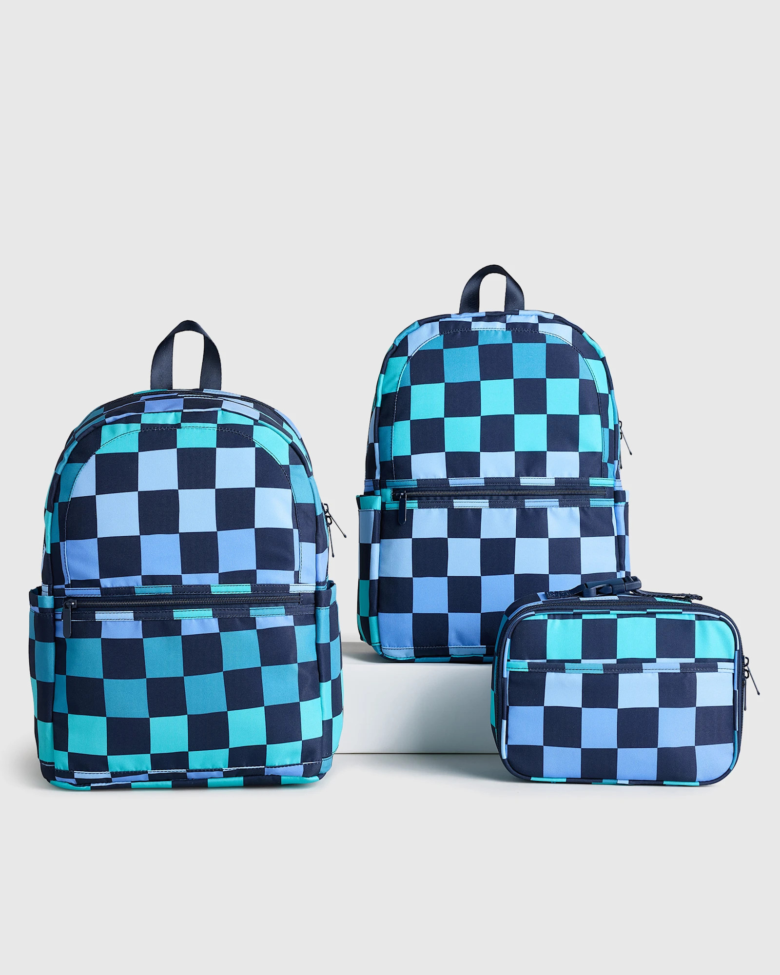 Recycled Double Pocket Backpack - Medium in Colorblock | Quince