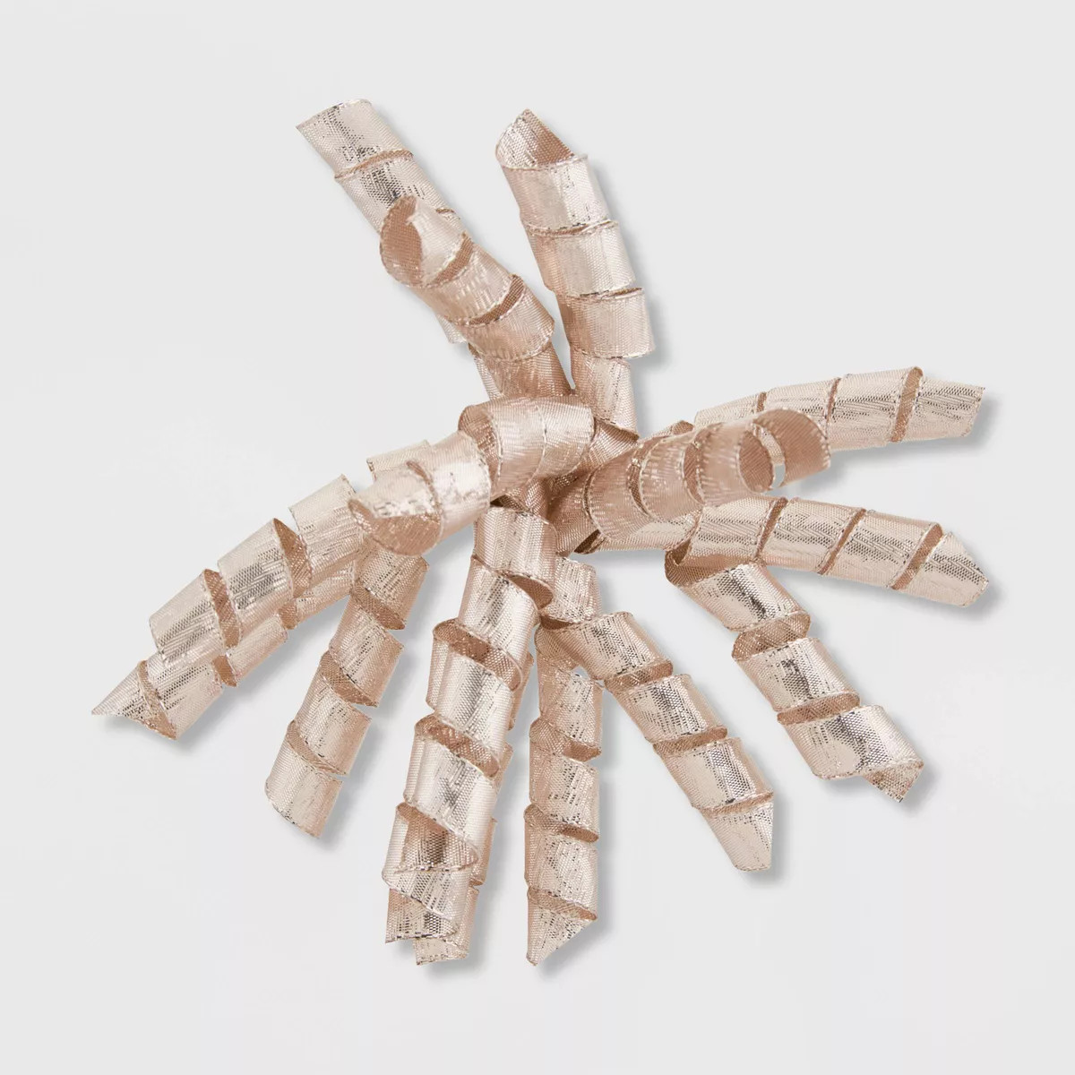 7" Fabric Swirl Gift Bow Rose Gold - Spritz™ | Target