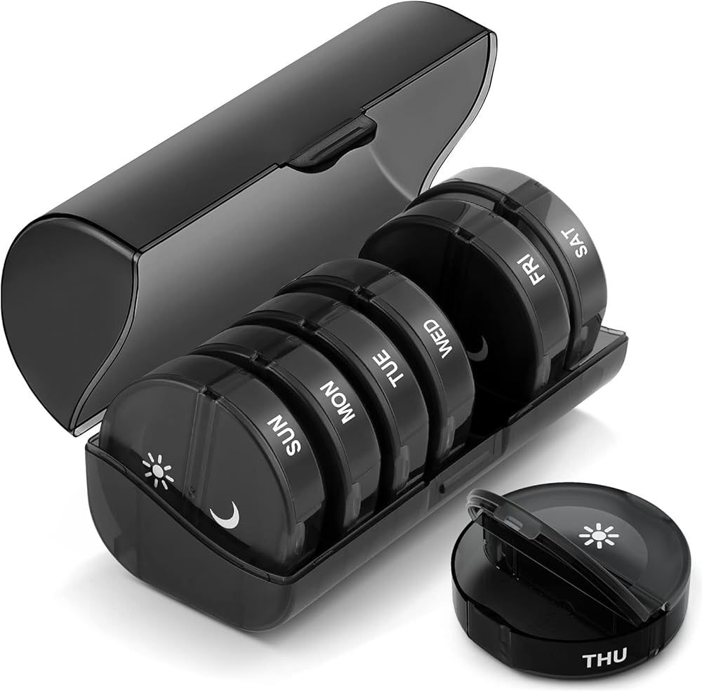 TookMag Pill Organizer 2 Times a Day, Weekly AM PM Pill Box, Large Capacity 7 Day Pill Cases for ... | Amazon (US)
