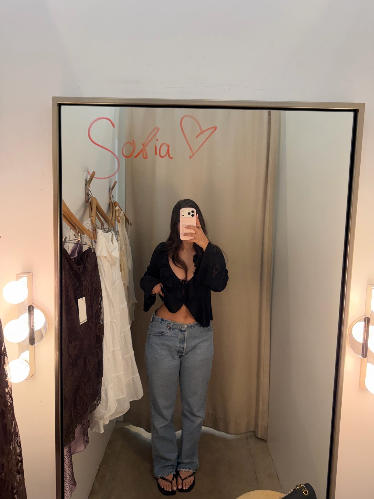 most perfect black ruffle top

#LTKgrwm #LTKdayinmylife #LTKootd