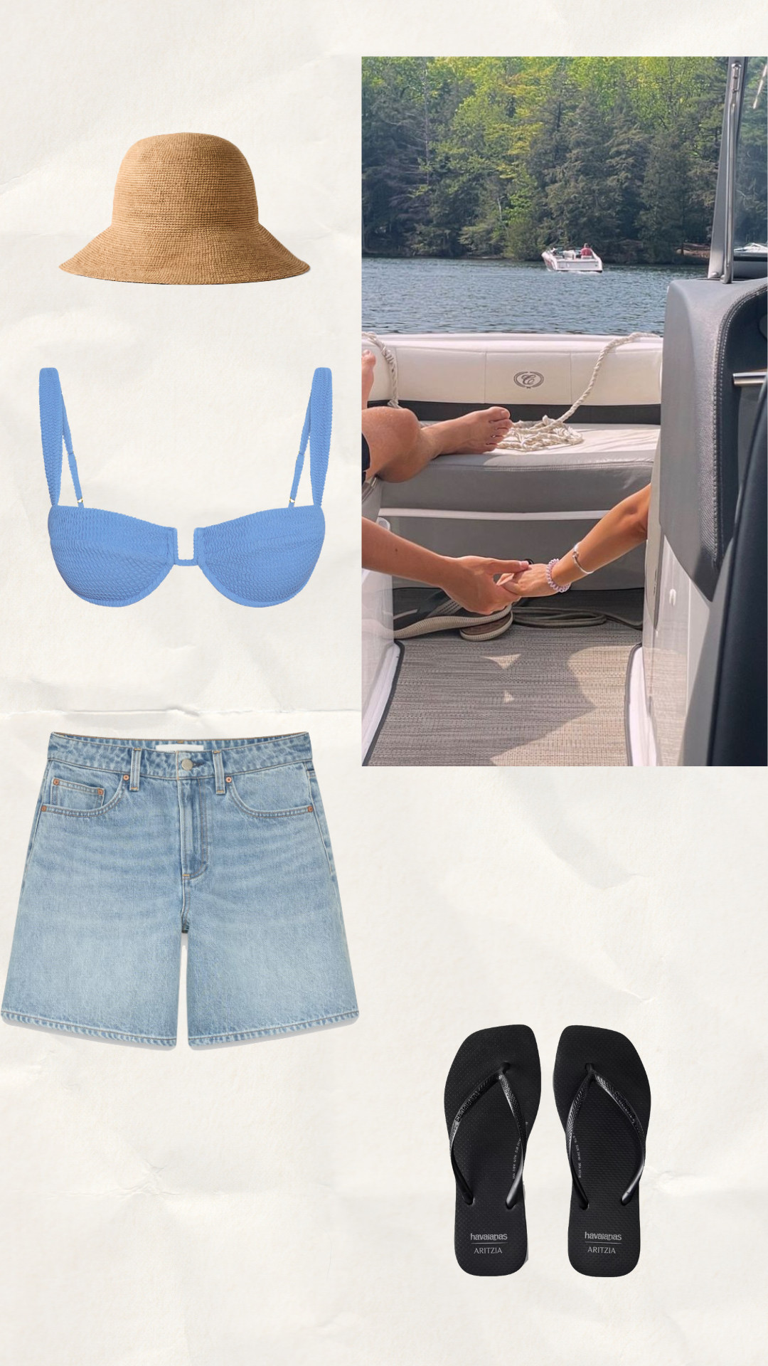 Boat day outfit inspo 🚤☀️
Effortless, coastal, and vacation-ready — this look is perfect for boat days, lake weekends, yacht parties, beach clubs, and summer getaways.

Featuring breezy fabrics, resort-inspired pieces, elevated swim layers, and chic vacation staples that feel straight out of a European summer mood board ✨

If you’re searching for boat day outfit ideas, yacht outfits, vacation looks, resort wear, or coastal summer outfits, this is the vibe 🌊🤍 

 #LTKcanada #LTKsummer #LTKtravel