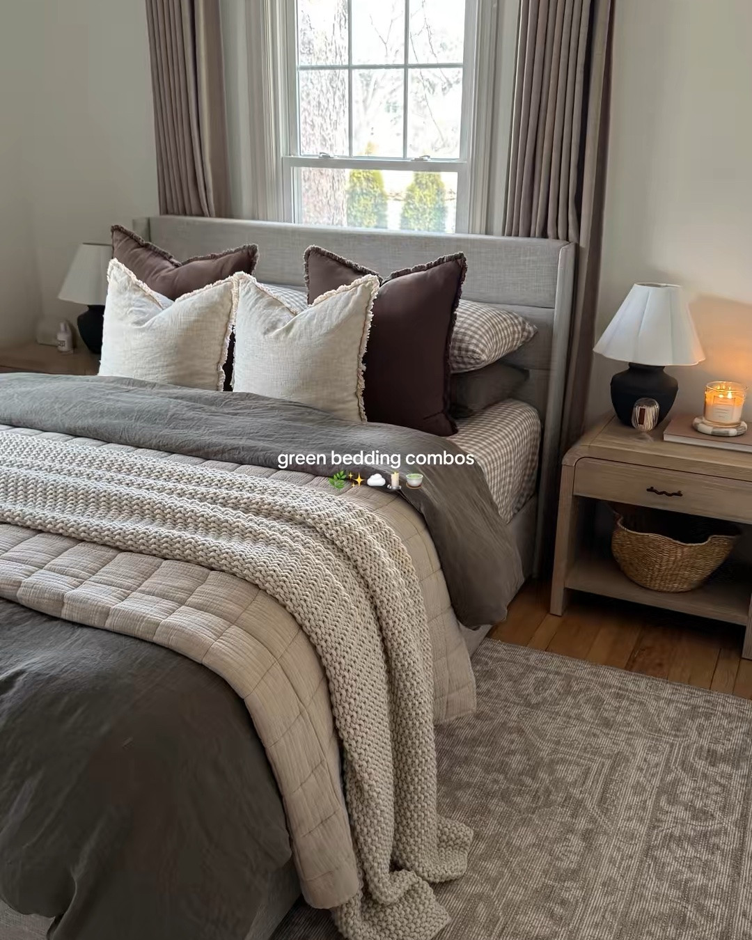 green bedding combos! 


quince bedding, green bedding, linen bedding, cozy bedding combos, bedroom inspo