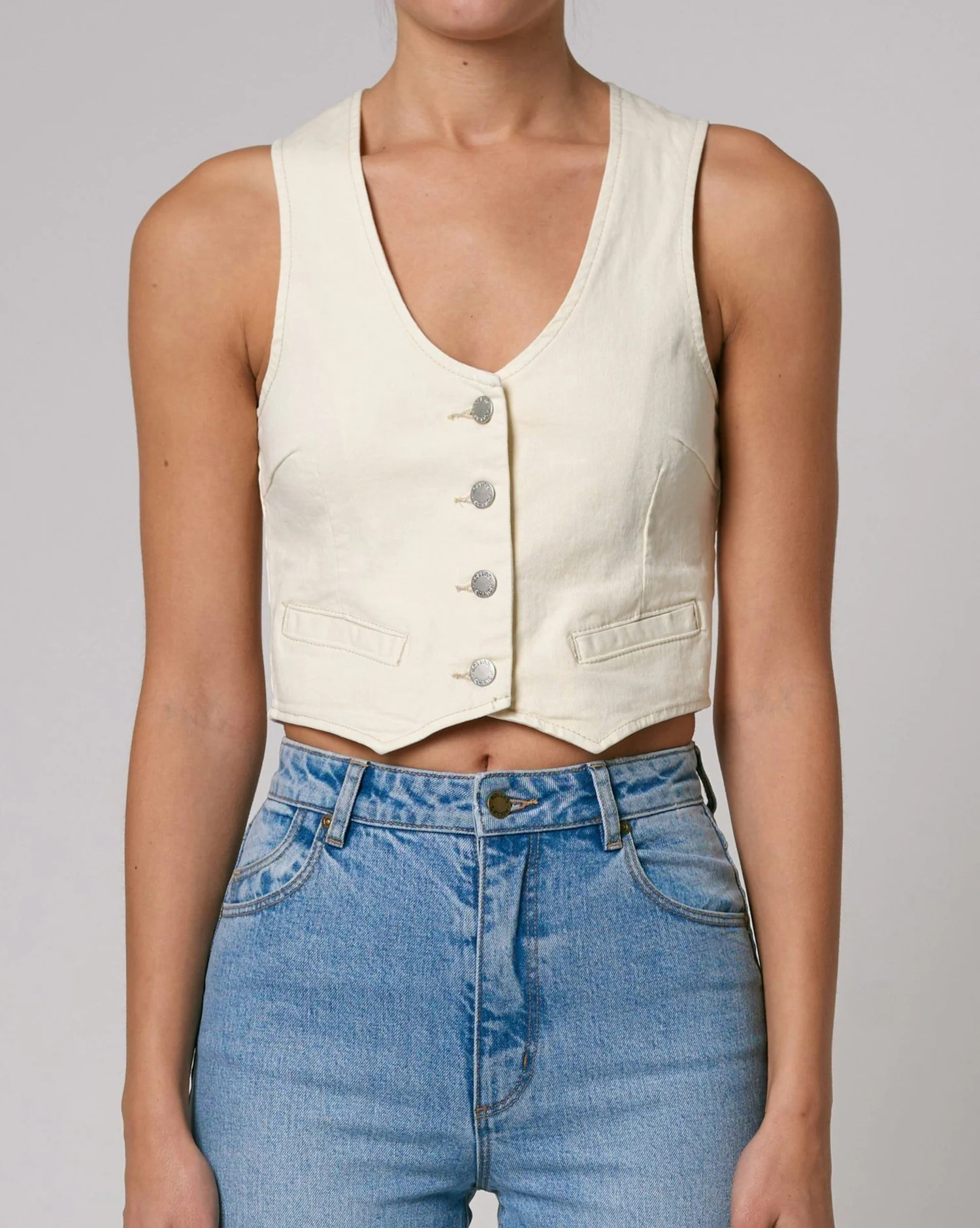 Dallas Vest - Buttercream | Care Tucker