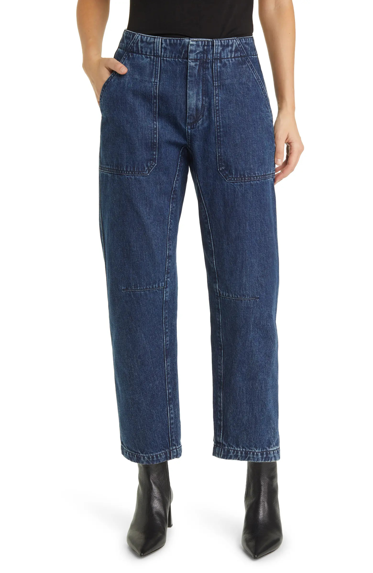 rag & bone Leyton High Rise Crop Jeans | Nordstrom | Nordstrom