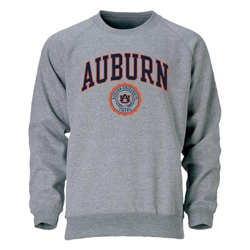 Barnesmith Auburn University AU Tigers Crewneck Sweatshirt, Heritage, Charcoal Grey, Medium | Amazon (US)
