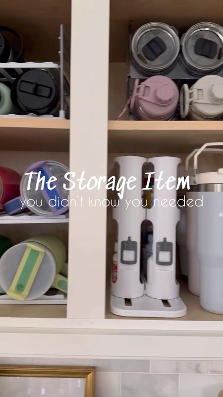 Must have Amazon kitchen organization and storage! Even fits your Stanleys! This cabinet caddy is perfect for spices or pill bottles. 

(6/8)

#LTKHome #LTKStyleTip #LTKVideo