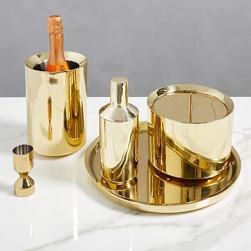 Chelsea Barware - Brass | West Elm (US)