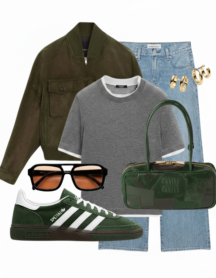 Weekend mood: Green + denim = effortless perfection. Whether you’re keeping it relaxed with sneakers or going chic with loafers, both looks are easy wins for any weekend plan!✨ 

 #LTKaustralia #LTKshoes #LTKdresses