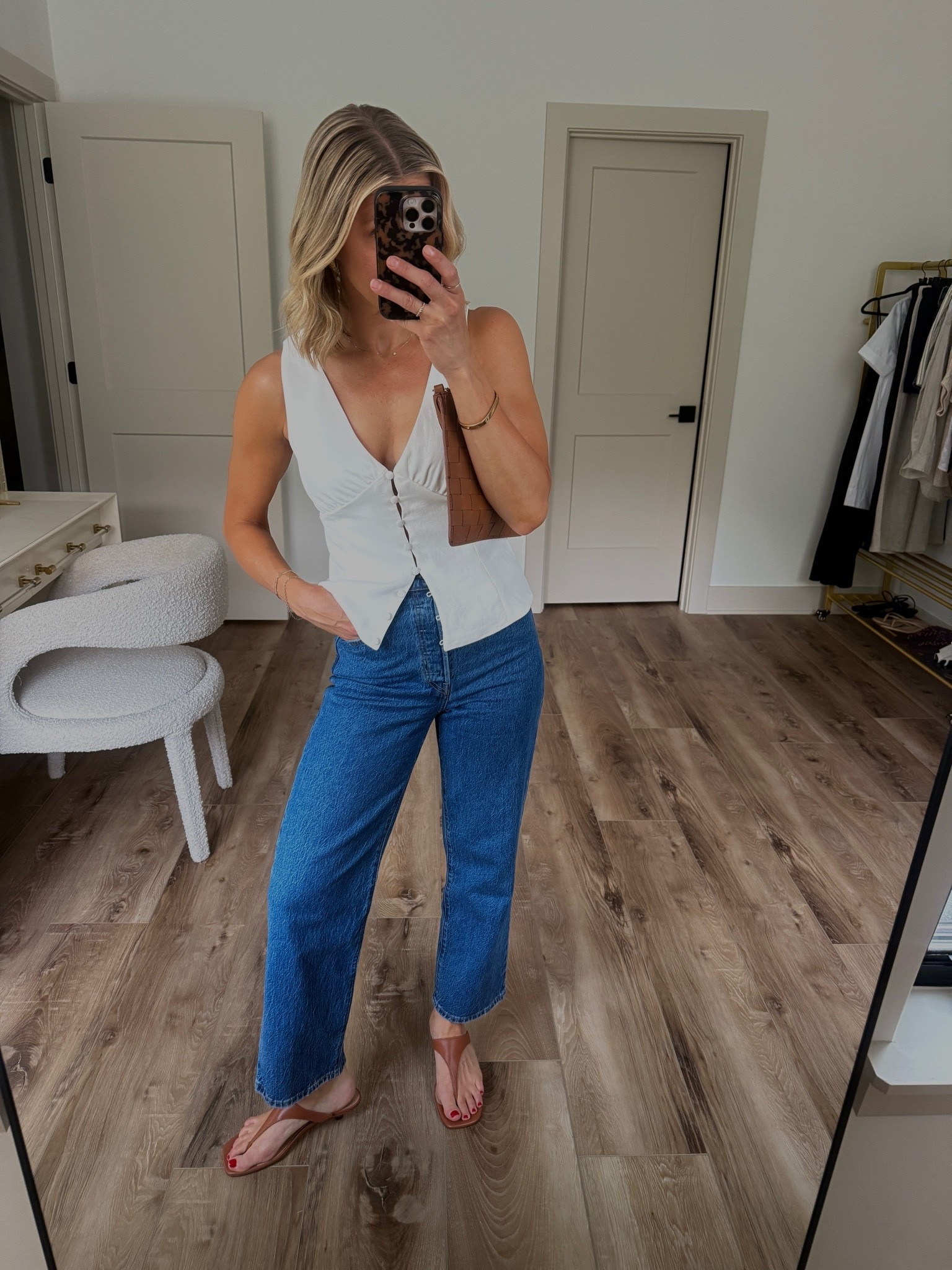 Wearing 26 jeans, 2 blouse, sandals tts

#LTKootd #LTKOver40 #LTKSeasonal