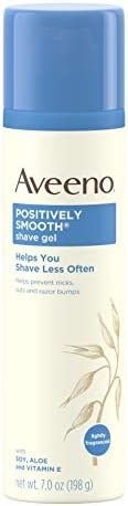 Aveeno Positively Smooth Moisturizing Shave Gel with Soy, Aloe, and Vitamin E to help Prevent Nic... | Amazon (US)