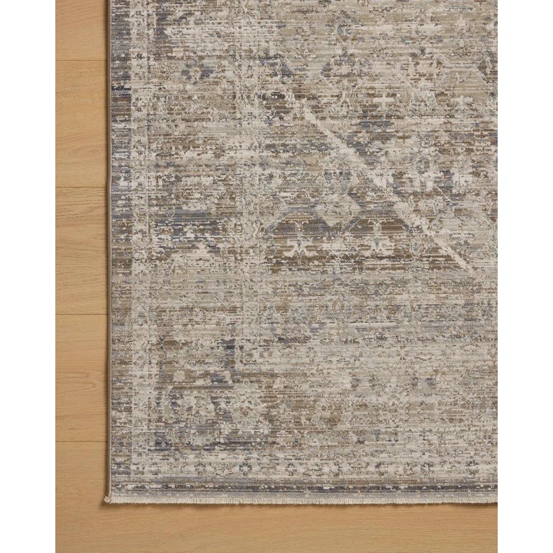 Chris Loves Julia x Loloi Ida Slate / Natural Area Rug | Wayfair North America
