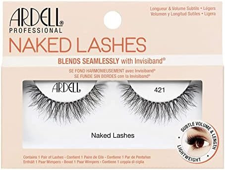 Ardell False Lashes, Naked Lashes 421 with Invisiband, 4 pairs | Amazon (US)