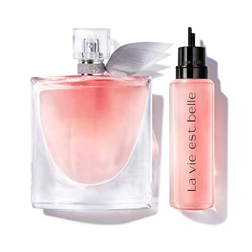 Lancôme La Vie Est Belle Eau de Parfum Refillable Duo - Floral & Sweet Women's Perfume Set Including 3.4 Fl Oz & Refill 3.4 Fl Oz | Amazon (US)
