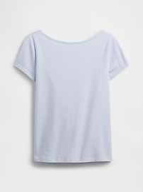 Boatneck Open-Back T-Shirt | Gap Factory