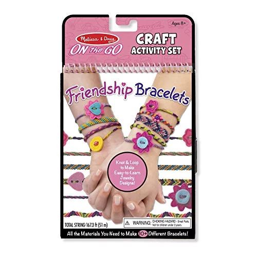 Melissa & Doug On the Go Friendship Bracelet Craft Set (Makes 10+ Bracelets) | Walmart (US)