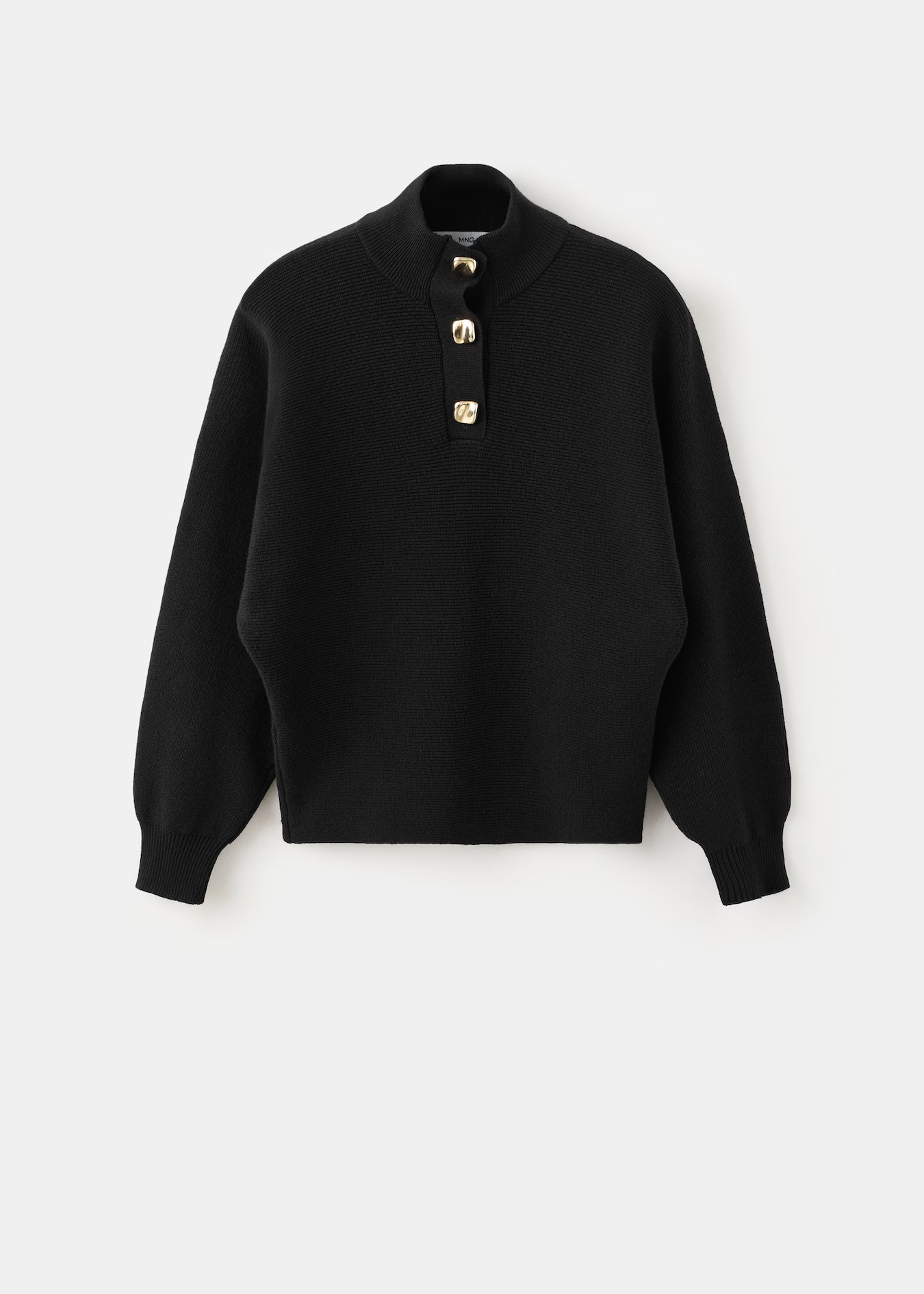Turtleneck sweater with jewel buttons | Mango (US/MX/AU)