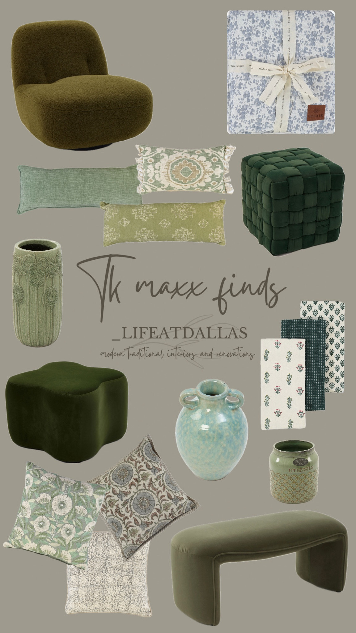 GREEN & BLUE HOMEWARE PIECES ON THE TK MAXX WEBSITE THIS WEEK💙💚

#LTKuk #LTKhome
