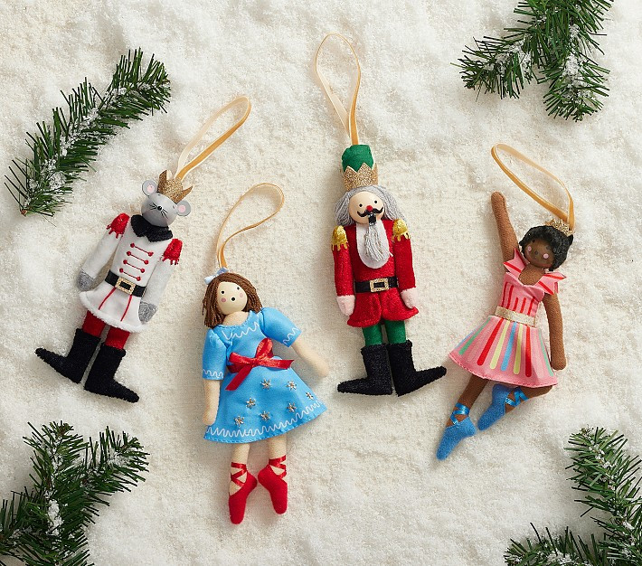 Rifle Paper Co. The Nutcracker Ornament, Set of 4 | Pottery Barn Kids