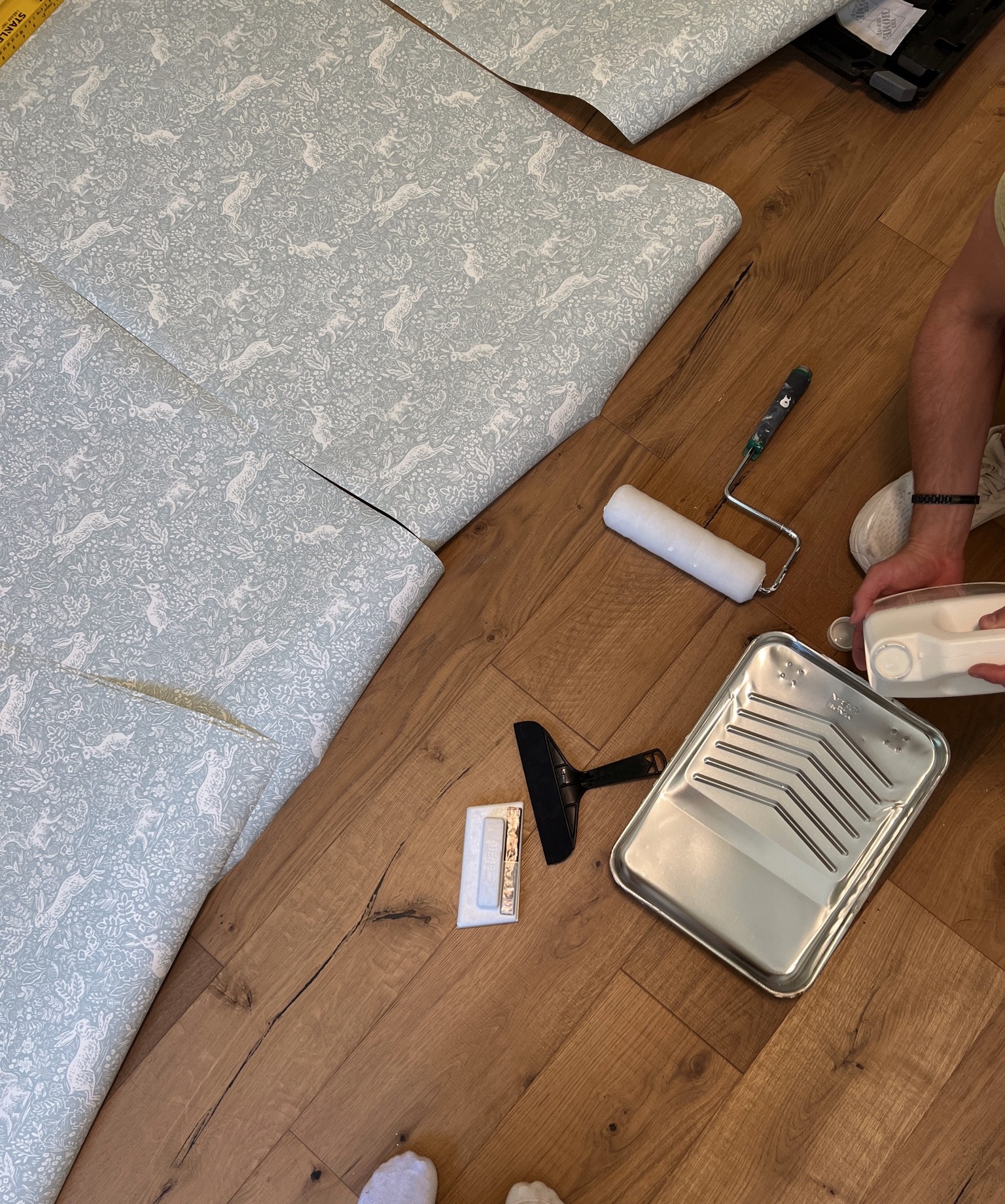 Everything we used to wallpaper our nursery! DIY walls, home reno, bedroom renovation.

#LTKhome #LTKbump #LTKbaby