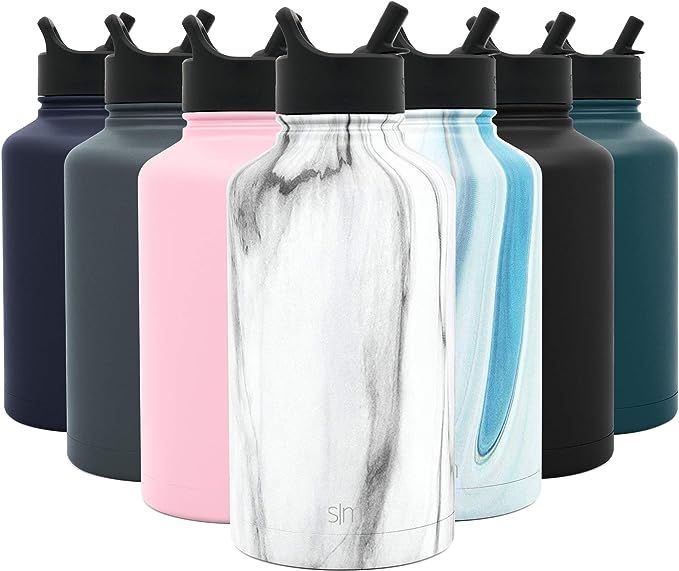 Simple Modern Insulated Water Bottle with Straw Lid Large Half Gallon Reusable Wide Mouth Stainle... | Amazon (US)