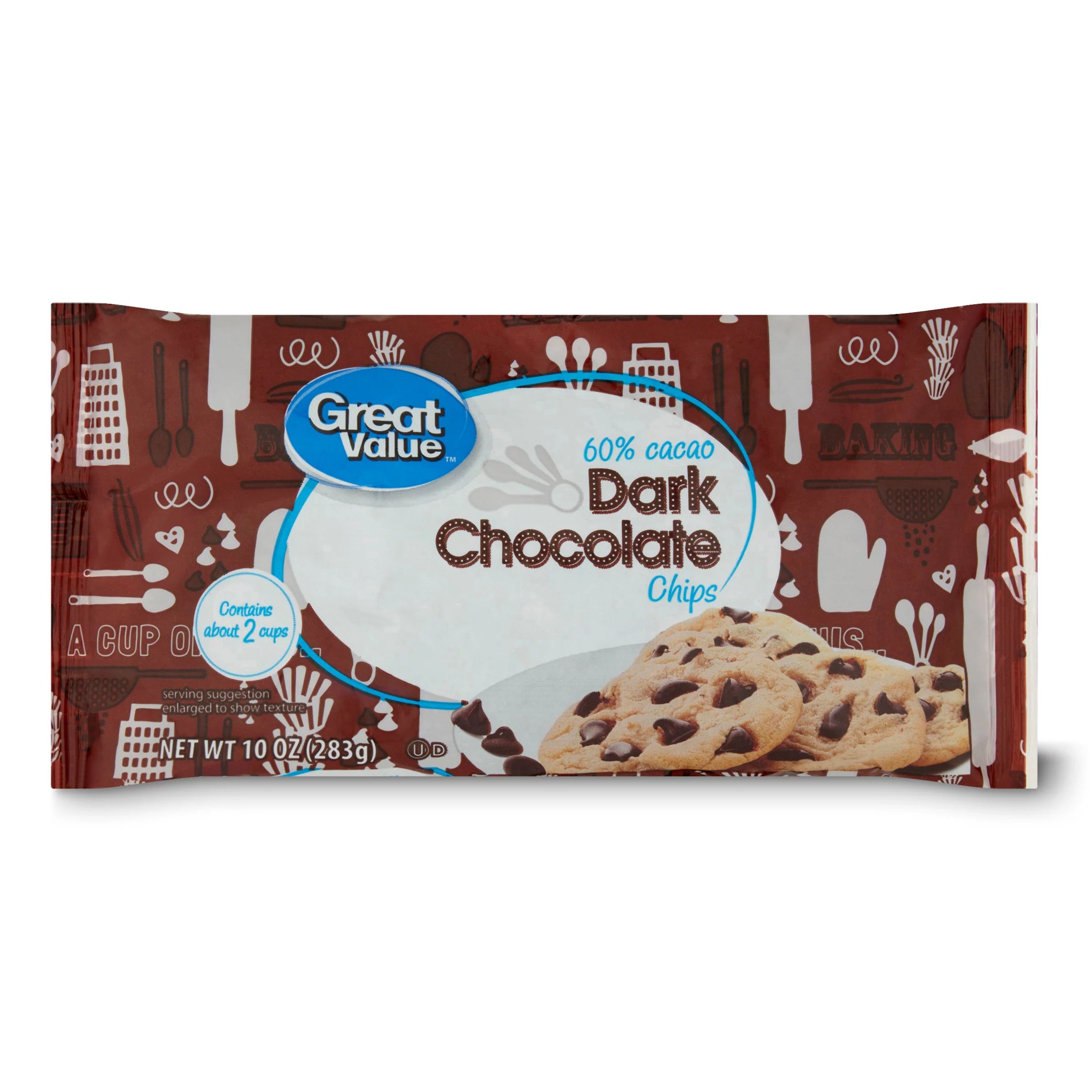 Great Value Dark Chocolate Baking Chips, 10 oz - Walmart.com | Walmart (US)