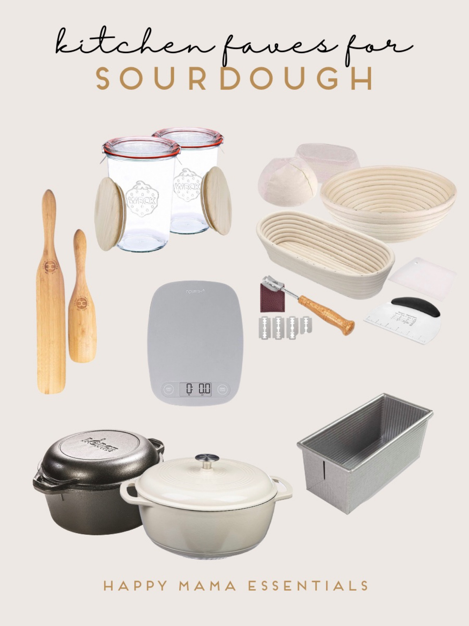 Sourdough supplies we use & love! Perfect for gluten-free sourdough too 

#LTKhome #LTKunder50 #LTKSeasonal