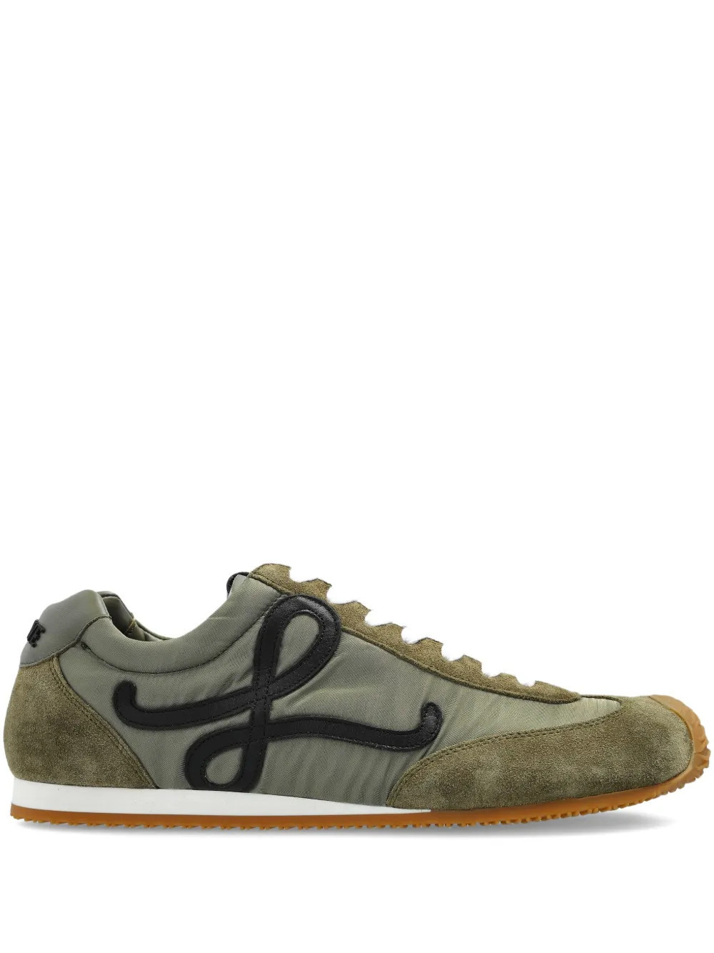 LOEWE ballet runners 2.0 in nylon and suede - Green | Farfetch Global