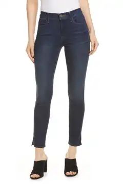 Le High Slit Hem Skinny Jeans | Nordstrom