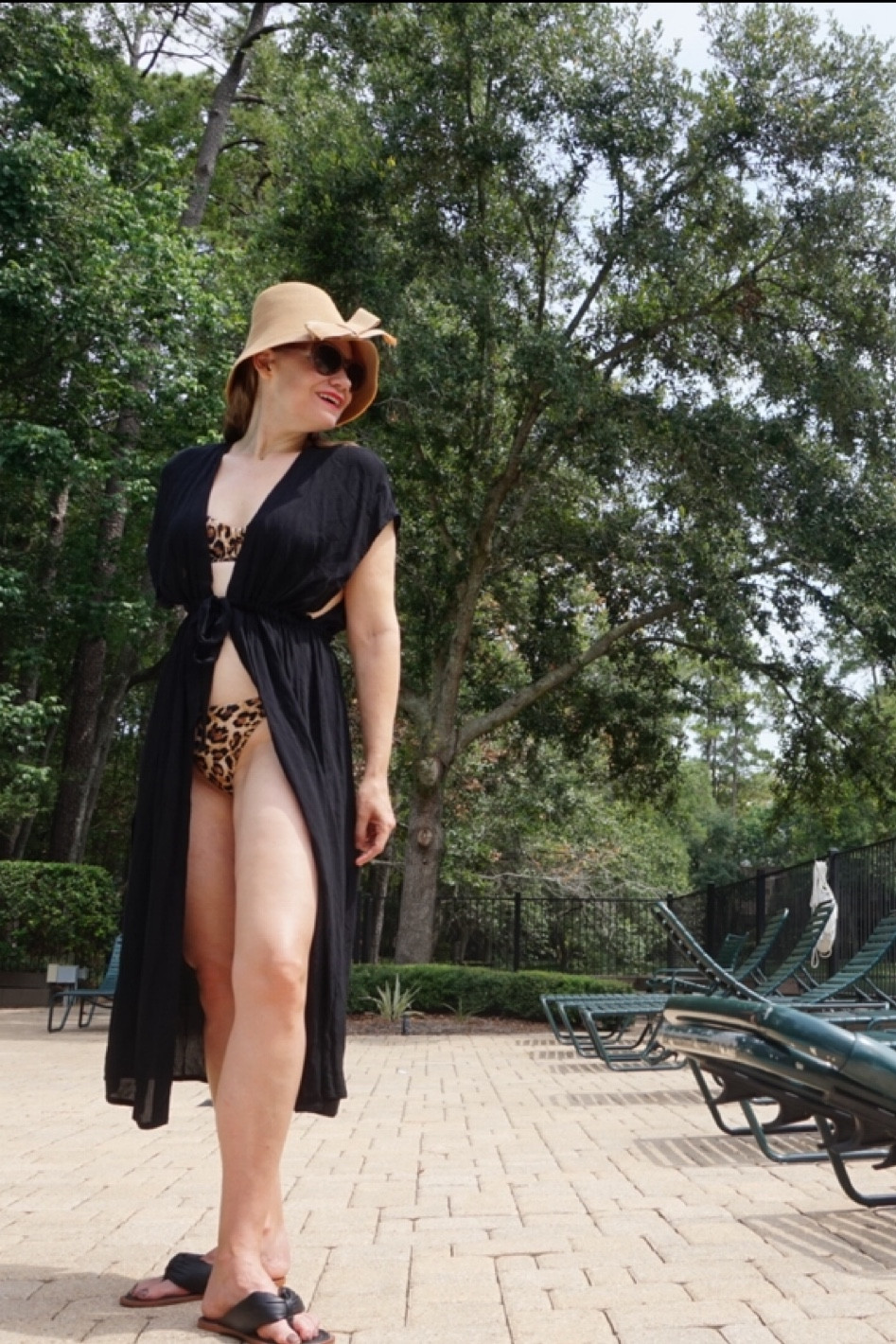 Leopards and sheers and elevated bucket hats for chic days by the pool #investmentpiece 

#LTKSwim #LTKOver40 #LTKSeasonal