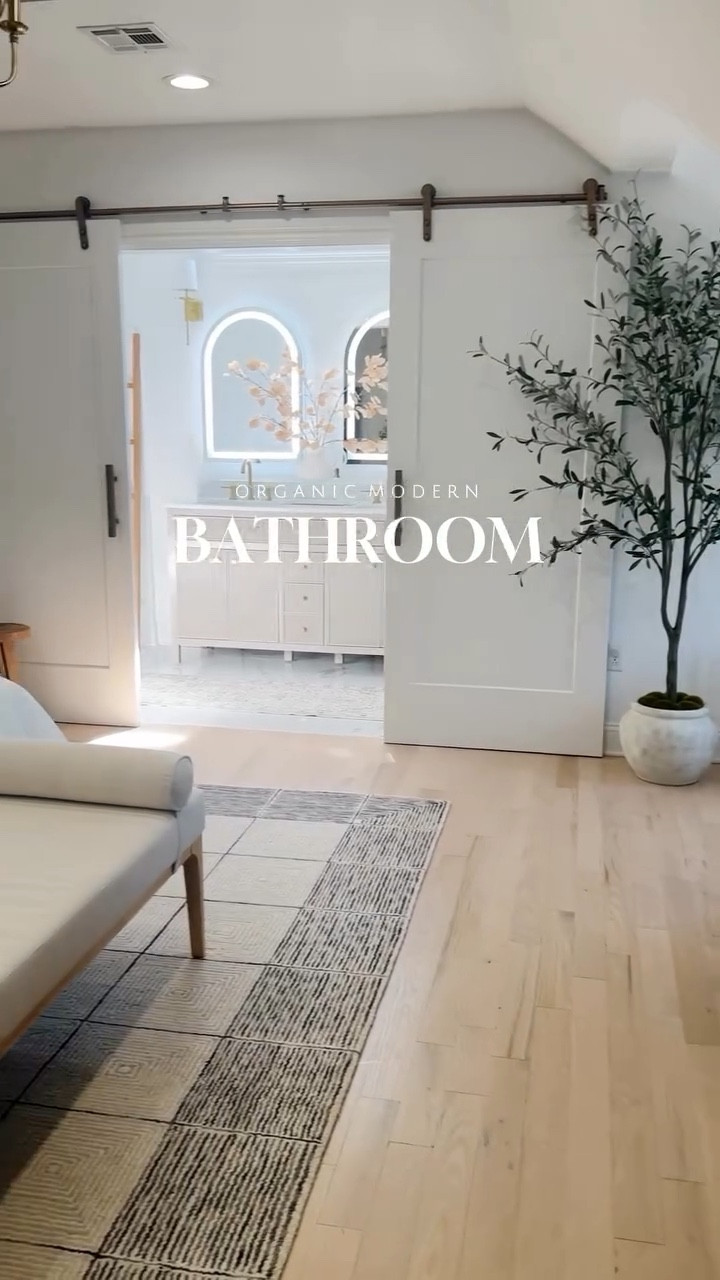 Our primary bathroom got a major upgrade with this stunning 60-inch cabinet from @loweshomeimprovement , and it’s finally back in stock! 🙌✨ 



 #BathroomGoals #lowes #organicmodern #primarybathroom #loweshomeimprovement #HomeInspo #BathroomRemodel
#affordableluxury #interiordesigngoals #diyhomedecor

#LTKVideo #LTKStyleTip #LTKHome