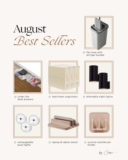 August best sellers ✨

Amazon, gadgets, home essentials, cleaning, organization, office, home gadgets

#LTKunder50 #LTKhome #LTKunder100