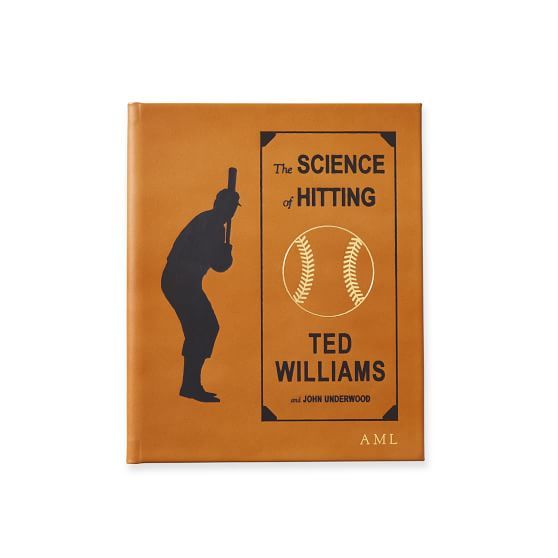 "The Science of Hitting" Leather Bound Book | Mark and Graham | Mark and Graham