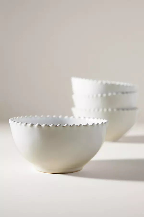 Costa Nova Pearl Cereal Bowls, Set of 4 | Anthropologie (US)