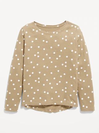 Softest Long-Sleeve Printed T-Shirt for Girls | Old Navy (US)