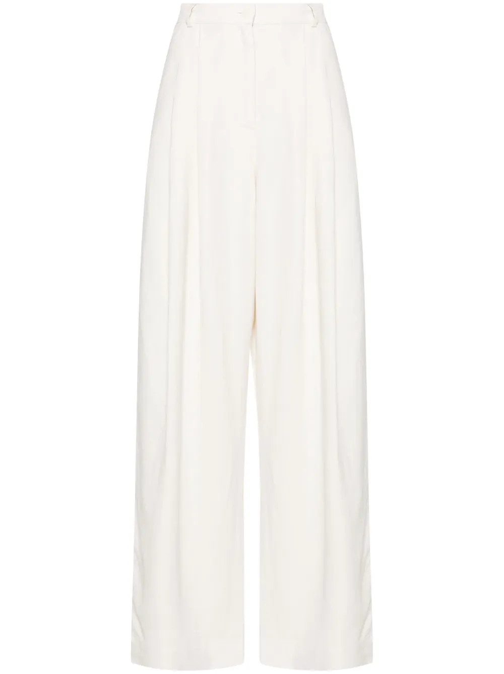 The Frankie Shop | Piper Trousers | Neutrals | FARFETCH PT | Farfetch Global