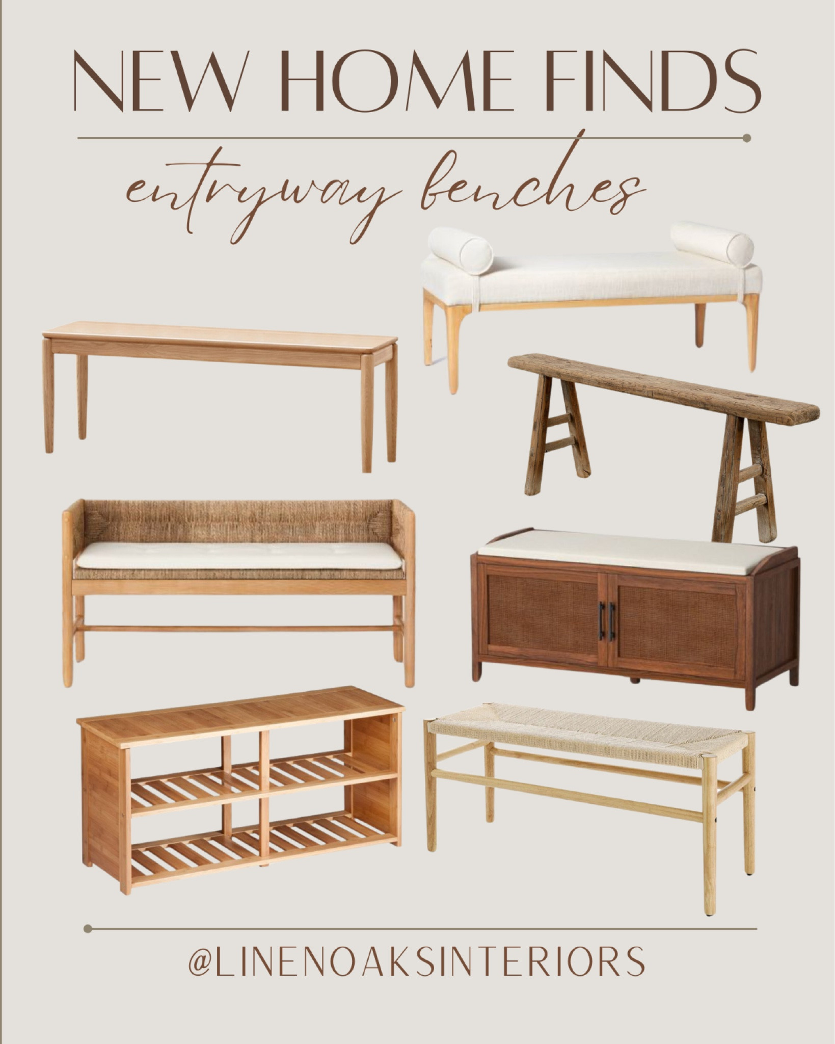 New Organic Modern Home Finds Entryway Bench


Vintage weathered wood bench
Bamboo shoe storage bench
Solid wood sleek minimal bench
Wood entryway storage bench with upholstered seat
Linen bench with bolster pillows
Wood bench with woven back and armrests
Wicker and wood bench

#LTKstyletip #LTKfamily #LTKhome