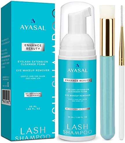 Lash Shampoo for Lash Extensions, Premium Lash Shampoo Eyelash Extension Cleanser, Gentle Care Lash  | Amazon (US)