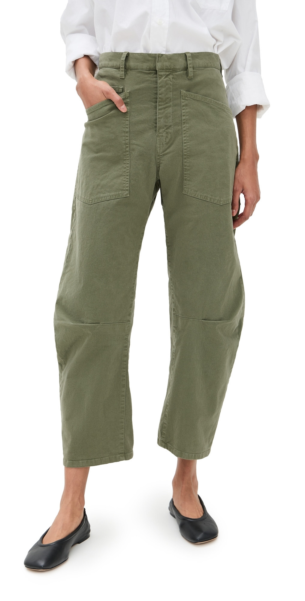 Nili Lotan Shon Twill Pants Camo 12 | Shopbop