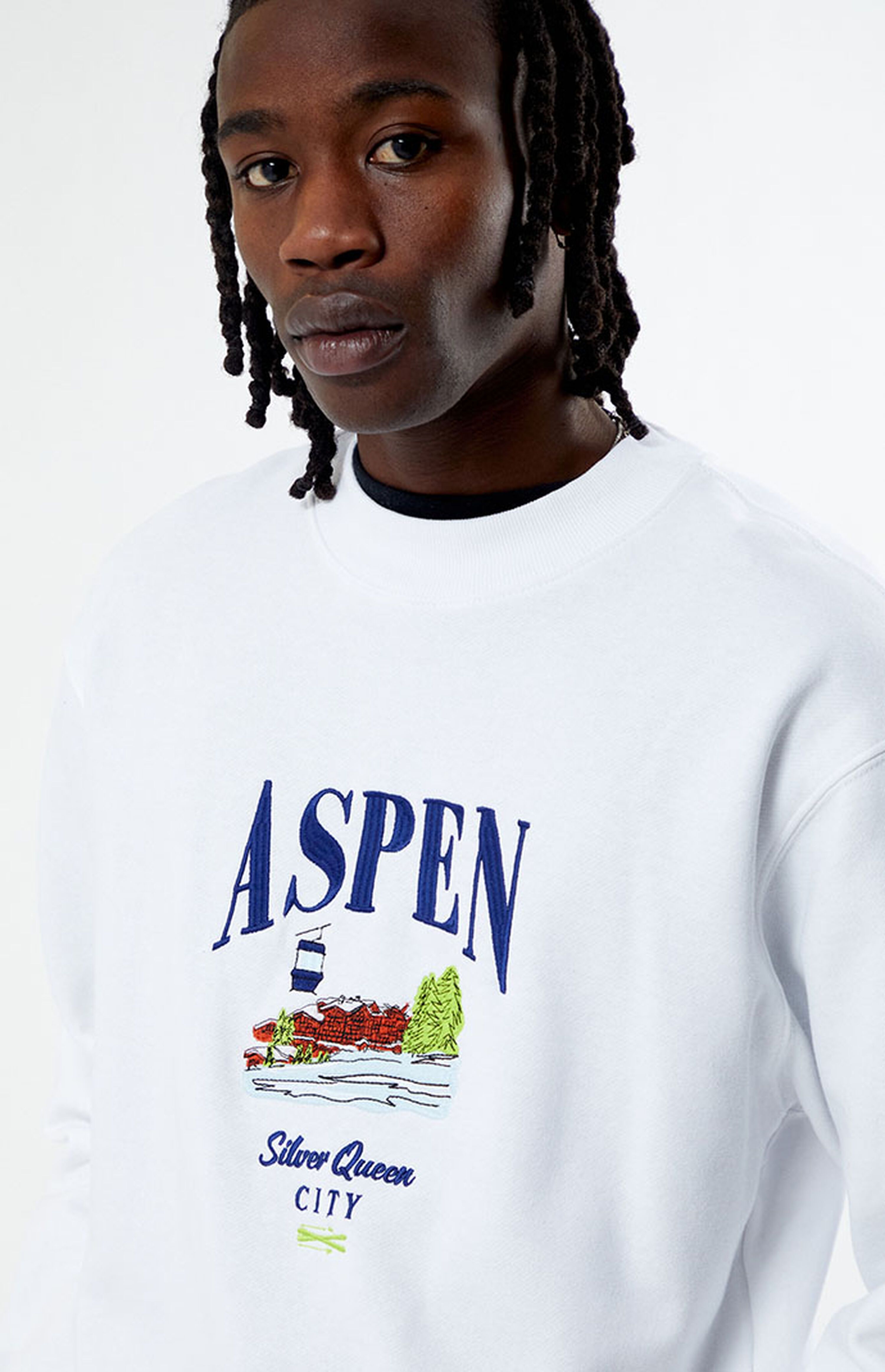PacSun Aspen Embroidered Crew Neck Sweatshirt | PacSun