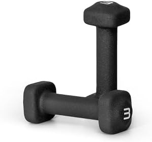 Tone Fitness Neoprene Dumbbell Weight Pairs with Anti-Roll Square Head | Multiple Options | Amazon (US)