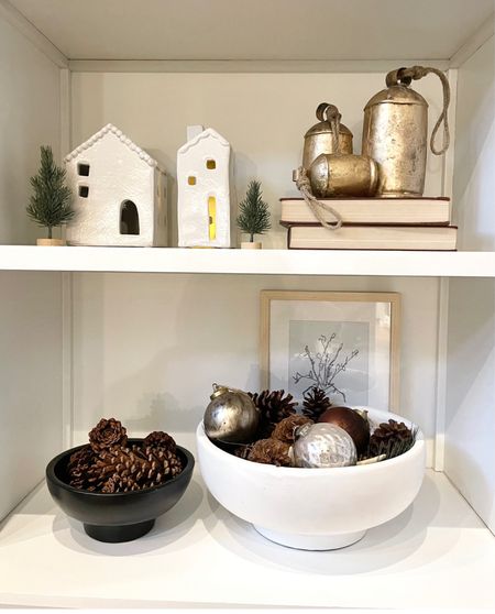 Pottery barn holiday pieces are my favorite! From this large and small Orion bowl to these little village houses!

#LTKhome #LTKsalealert #LTKHoliday