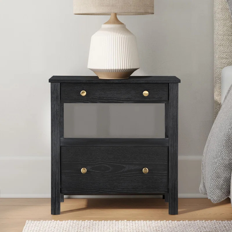 Birch Lane™ Isle Solid + Manufactured Wood Nightstand & Reviews | Wayfair | Wayfair North America